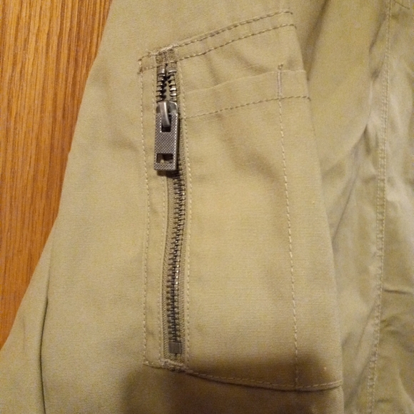 Mens Revolution Race Jacket #10529 Zipup & Snaps Khaki Tan Large - Picture 6 of 8